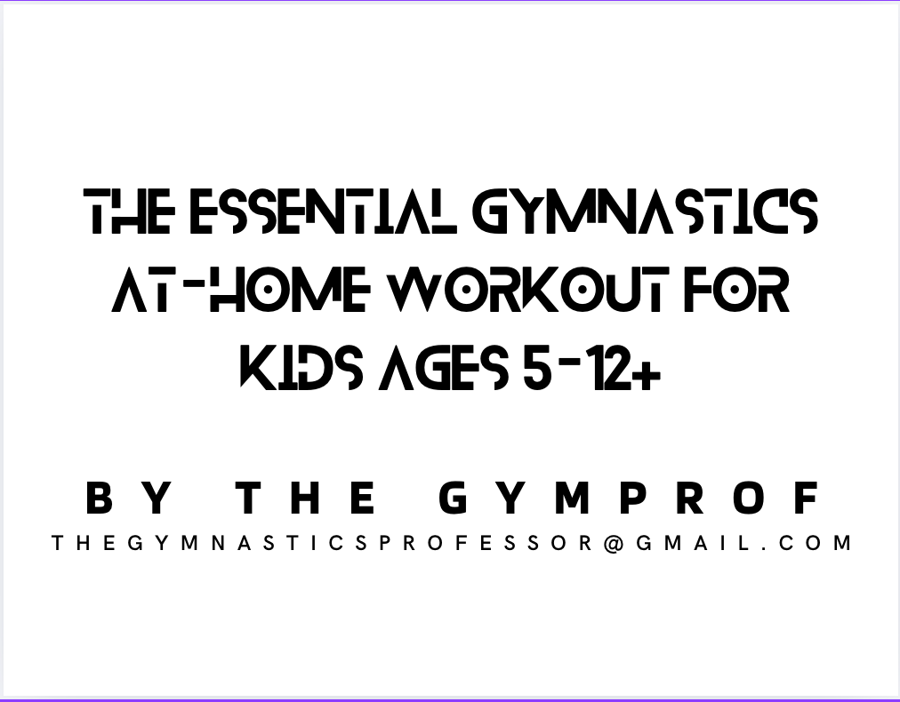 The Essential Gymnastics At Home Workout for Kids Ages 5-12