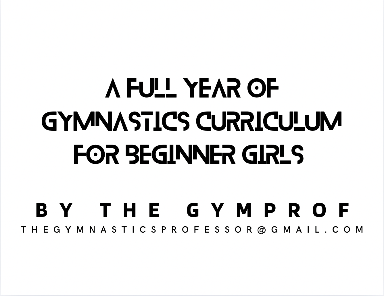 Full School Year for Beginner Girl Curriculum with Station Cards