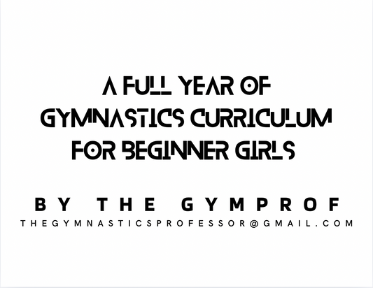 Full School Year for Beginner Girl Curriculum with Station Cards