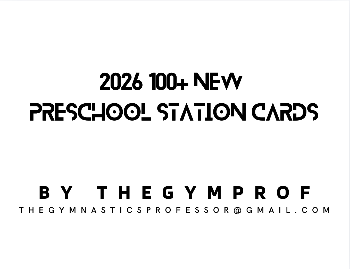 Pre-Sale of 100+ Preschool Cards