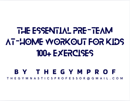 Presale! Essential At Home Gymnastics Strength for Kids Wanting to Make Team! (Release Dec. 23rd)